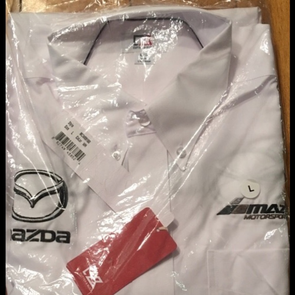 Mazda motor sports shirt new in plastic